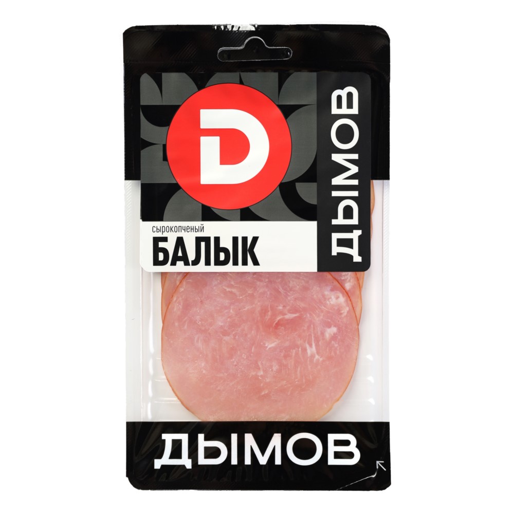 Балык нарезка сырокопченые 70г Дымов