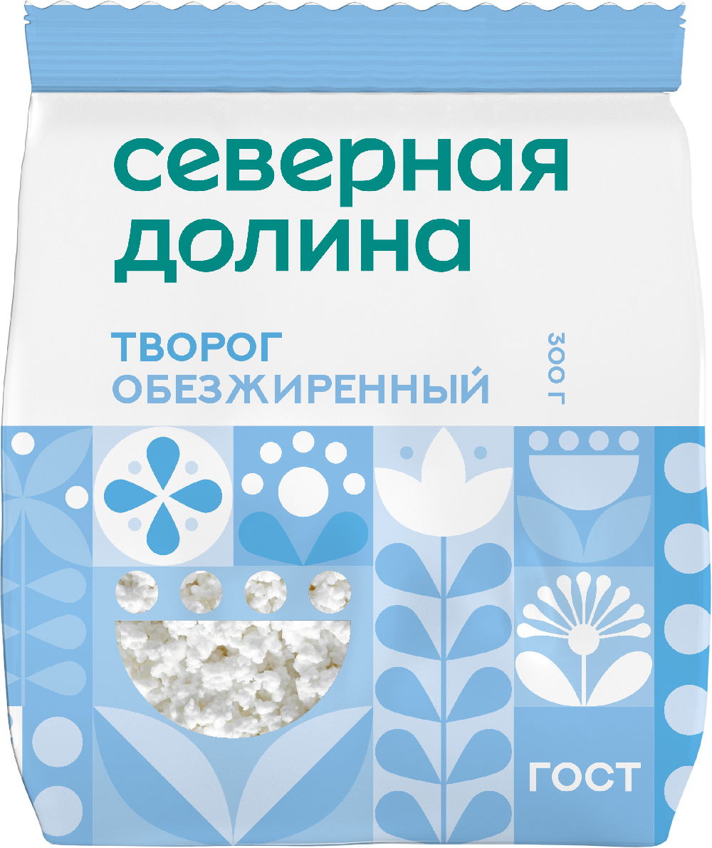 Творог Северная долина 0% 300г