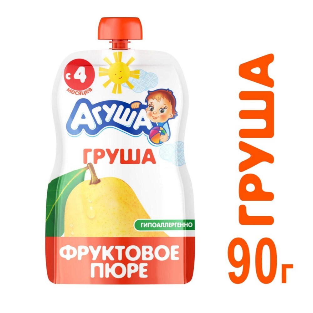 Пюре Агуша груша 90г