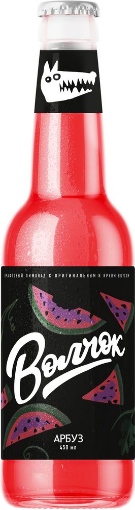 Напиток безалкогольный среднегазированный Волчок Вкус арбуза 0,45л