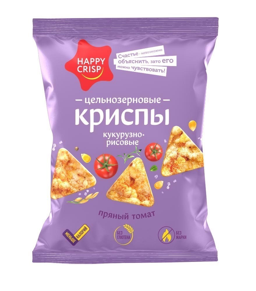 Криспы Хаппи Крисп пряный томат 50г