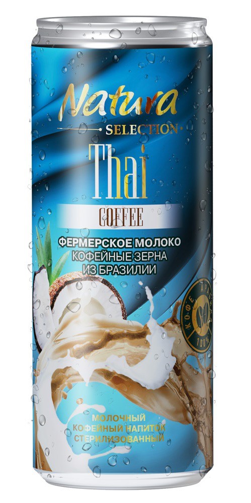 Напиток молочный Натура кофейный Тай кокос/ваниль 