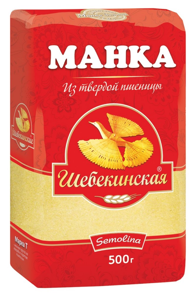 Крупа манная Шебекинская марка Т 500г