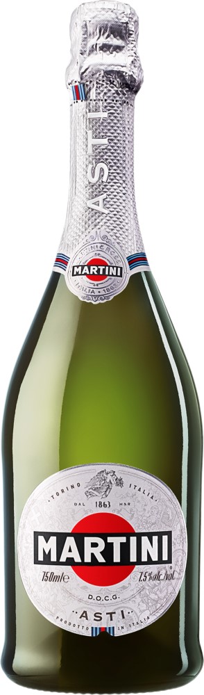 Вино игристое  Мартини Асти сладкое белое 7,5% 0,75л