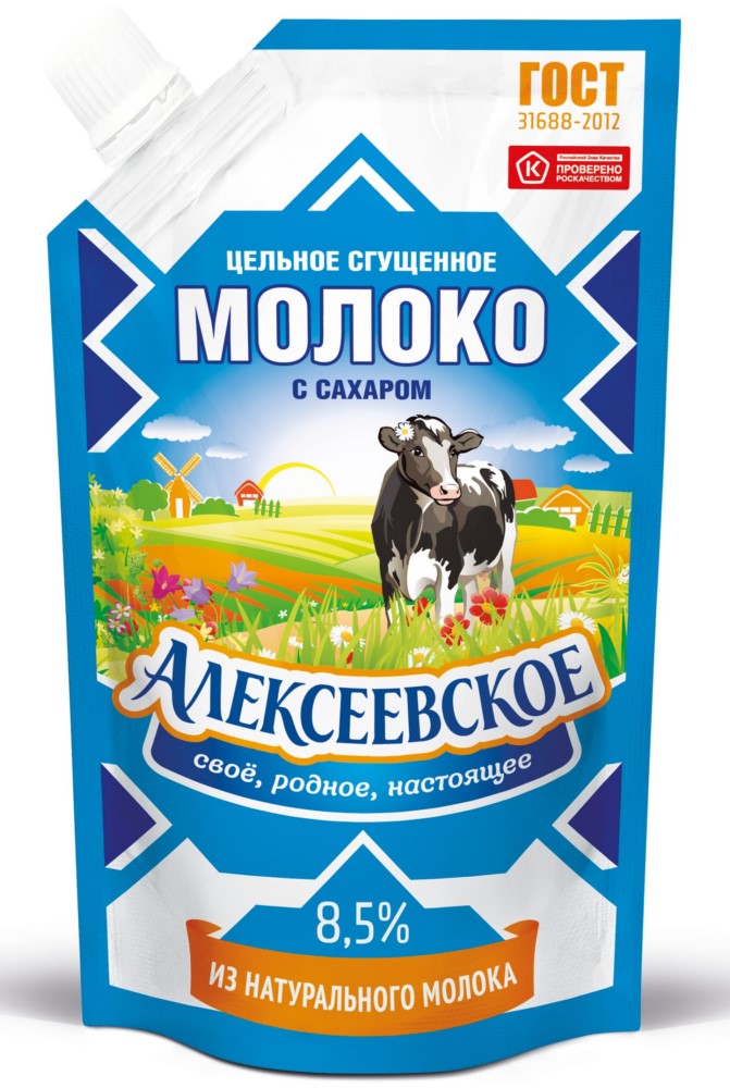 Молоко сгущеное Алексеевское 8,5% 270г