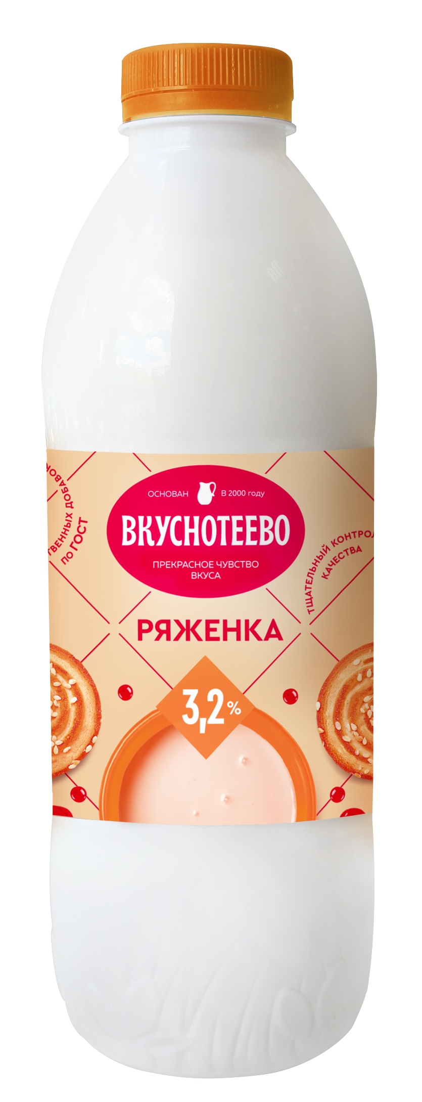 Ряженка Вкуснотеево 3,2% 900г