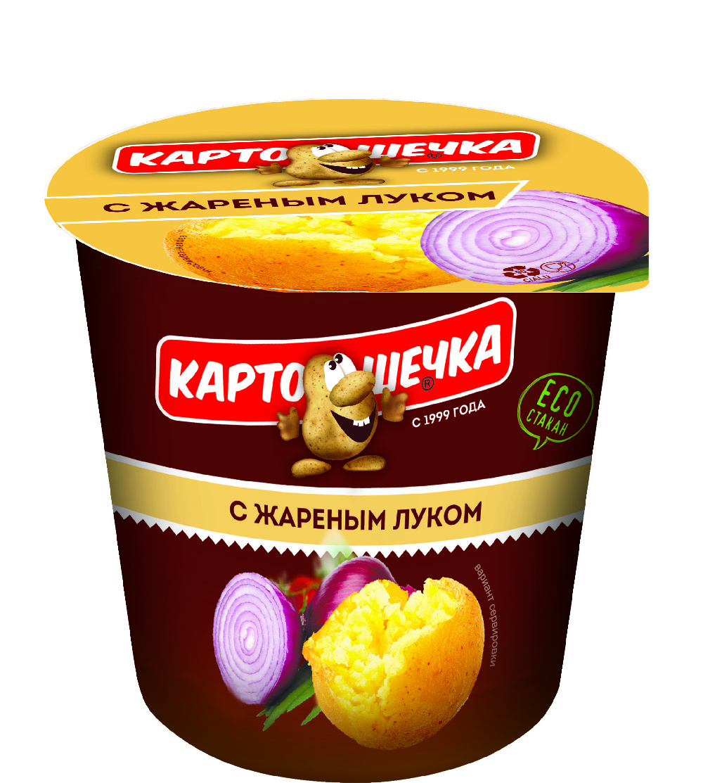 Пюре картофельное Картошечка с жареным луком 41г