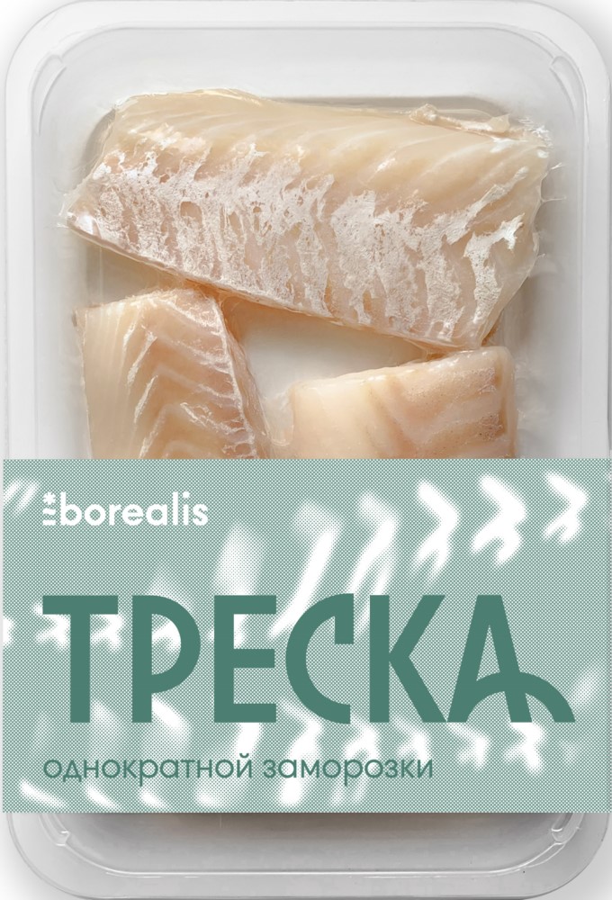Треска Бореалис филе спинка свежемороженная 400г