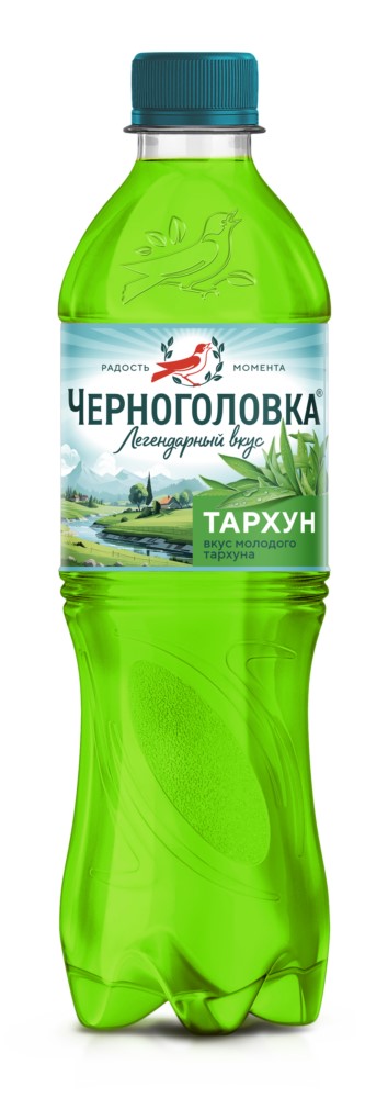 Напиток из Черноголовки безалкогольный сильногазированный Тархун 0,5л 