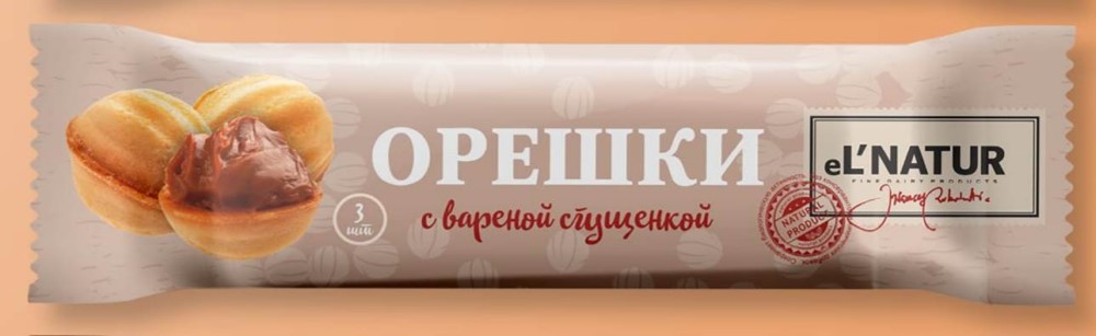 Крем-десерт молочный Эльнатюр сгущеное молоко/орешек 66г