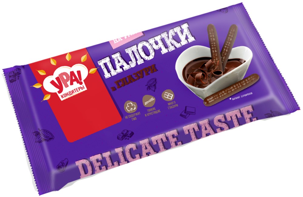 Печенье сахарное Палочки в глазури 300г