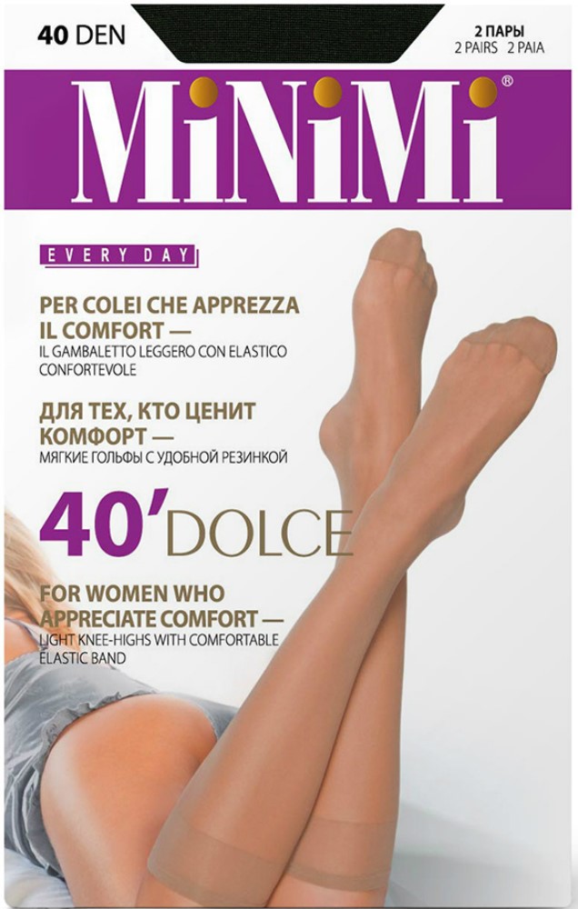 Гольфы Миними Дольче 40 (2 пары) Черный 0
