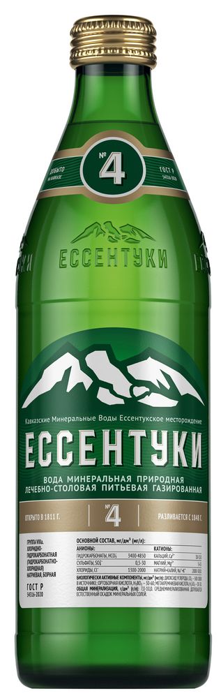 Вода минеральная Ессентуки N4 0,45л 