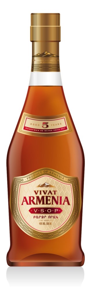 Бренди ВИВАТ АРМЕНИЯ 5 лет ВСОП 0,5л