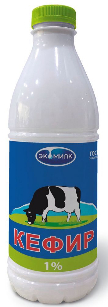 Кефир Экомилк 1% 930мл