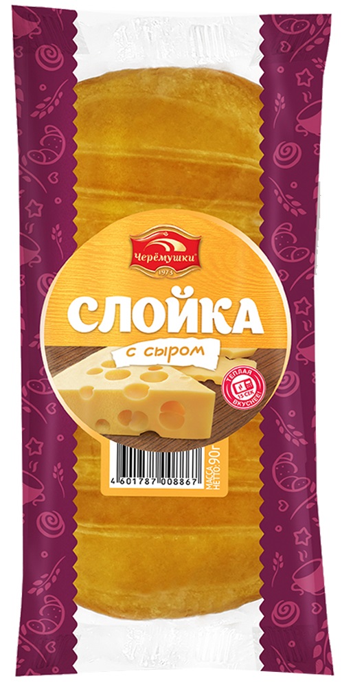 Слойка Черемушки с сыром 90г