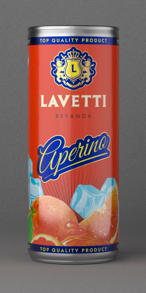 Сидр Лаветти со вкусом Аперино фруктовый газированный пастеризованный фильтрованный 0,25л