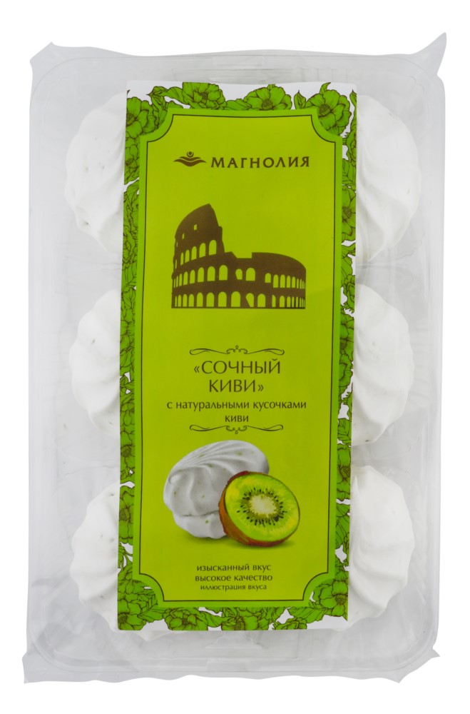 Зефир Магнолия c натуральными кусочками киви 310г