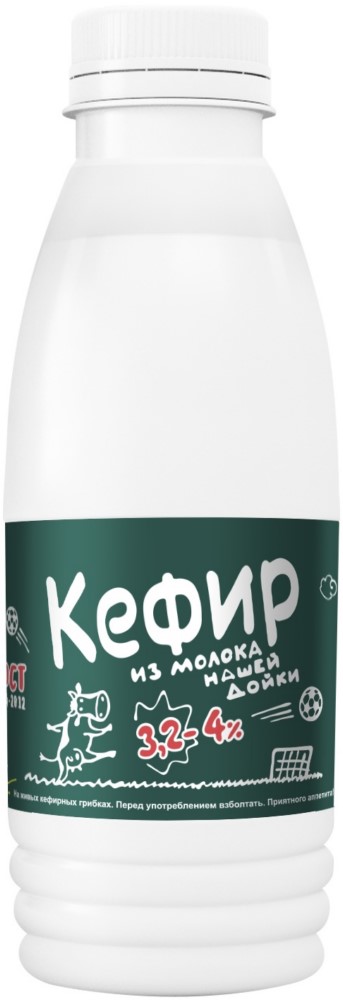 Кефир из Молока Нашей Дойки 3,2-4% 430г