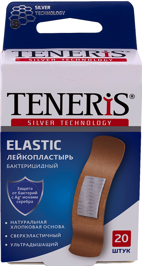 Лейкопластырь Тенерис Эластик 20шт