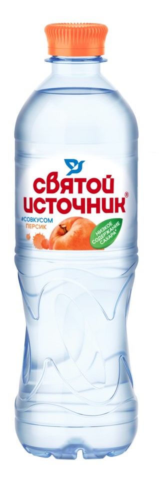 Вода питьевая Святой Источник Персик 0,5л