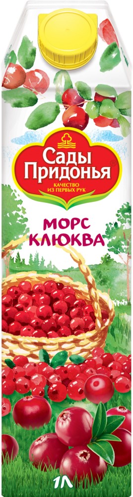 Морс клюквенный Сады Придонья 1л