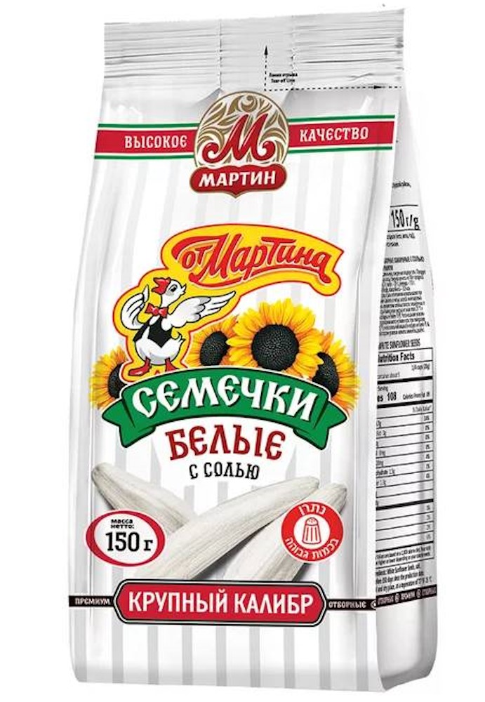 Семечки От Мартина Белые с солью 150г
