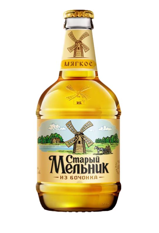 Пиво Старый Мельник Из Бочонка мягкое 0,45л 
