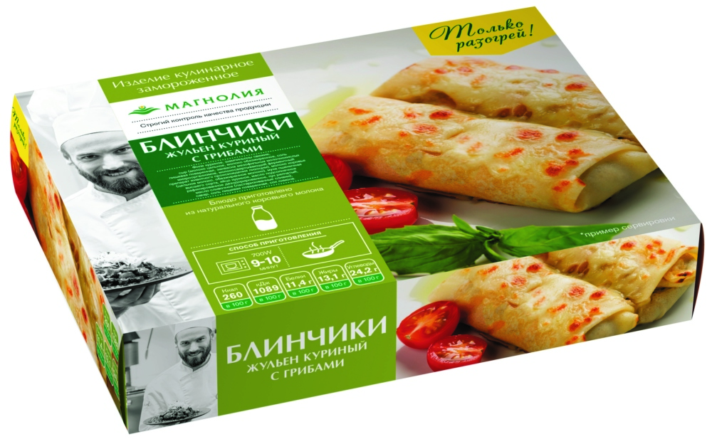 Блинчики Жульен замороженные Магнолия  300г