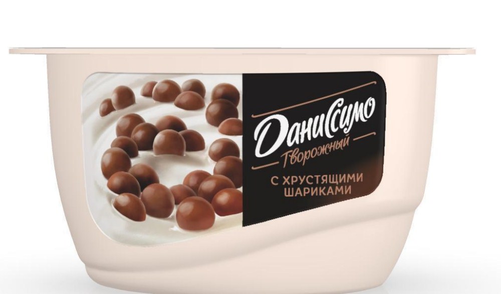 Продукт творожный Даниссимо хрустящие шарики 7,2% 130г