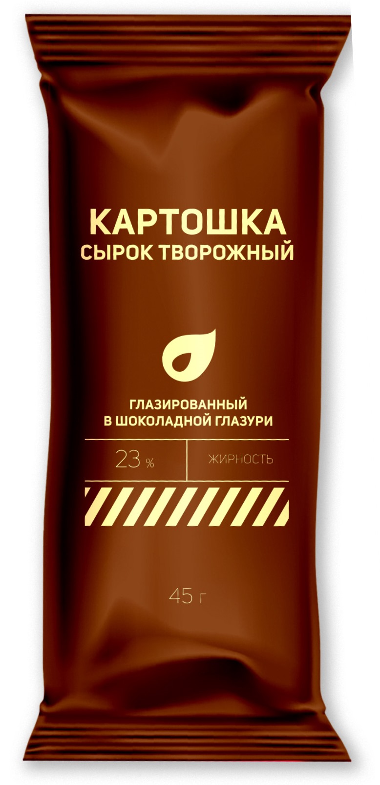 Сырок творожный глазированный Картошка 23% 40г