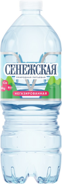 Вода питьевая Сенежская без газа 1л