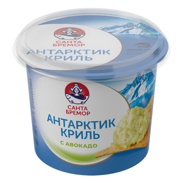 Паста Санта Бремор с антарктическим крилем и авокадо 150г