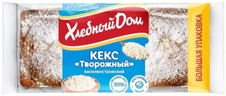 Кекс Хлебный Дом творожный 400г
