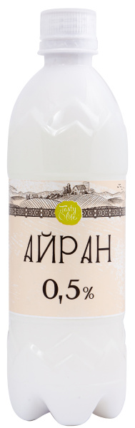 Напиток кисломолочный Айран 0,5% 500мл