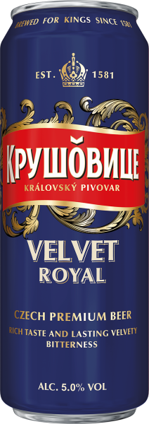 Пиво Крушовице Вельвет светлое 0,43л