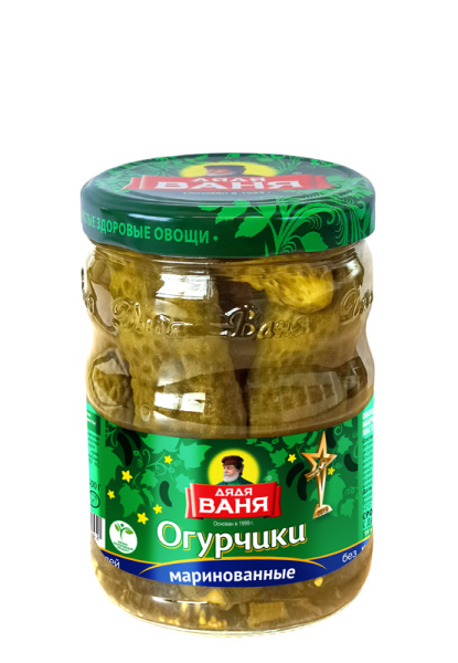 Огурчики Дядя Ваня маринованные 950г