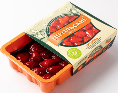 Пирог Круг Тирольский  Клубника 250г