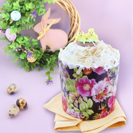 Кулич Царский с миндалем 400г