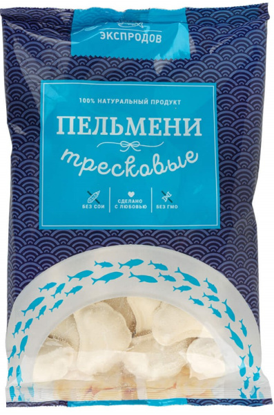 Пельмени Экспродов тресковые 500г