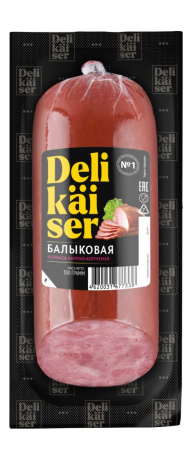 Колбаса  Балыковая Деликайзер полукопченая  в вакуумной упаковке 300г
