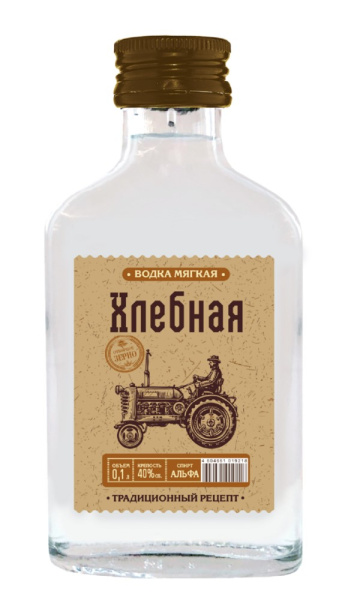 Водка Хлебная 0,1л