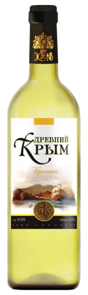 Вино Крымское белое полусладкое 11% 0,75л
