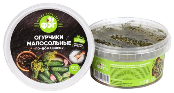 Огурчики малосольные по-домашнему ФерЭльГам 500г