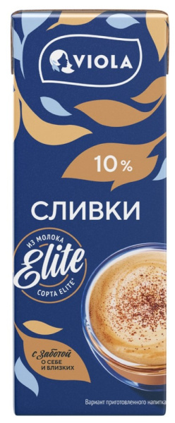 Сливки Виола 10% 200мл