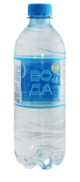 Вода природная питьевая негазированная 0,5л