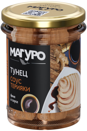 Тунец Магуро полосатый филе в соусе Терияки 200г