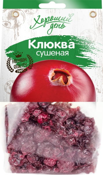 Клюква сушеная Хороший день 180г