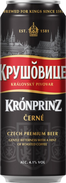 Пиво Крушовице Черне светлое 0,43л