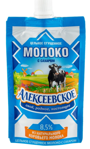 Молоко сгущеное Алексеевское 8,5% 100г